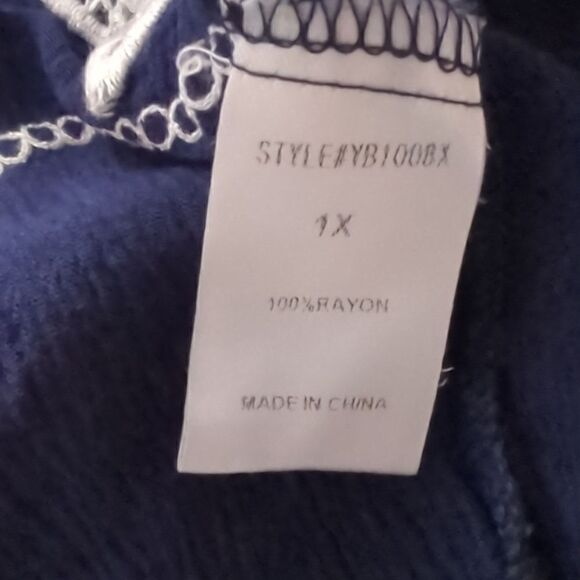 NWT Papermoon Navy and White Blouse - Picture 8 of 9